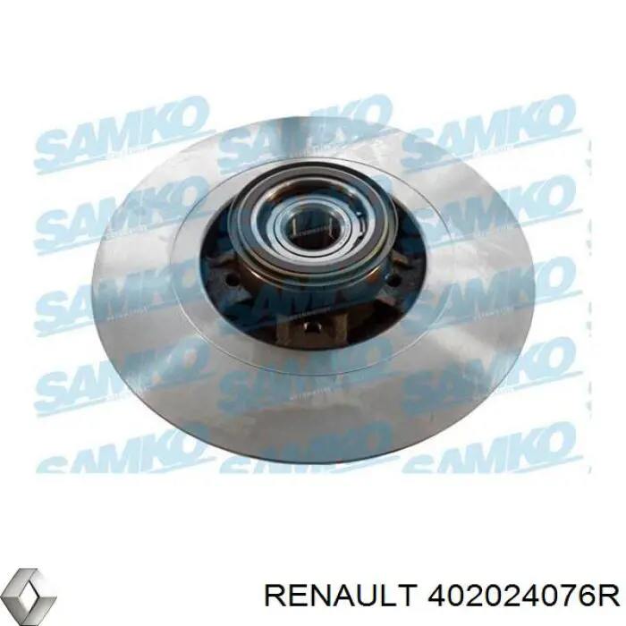 Тормозные диски 402024076R Renault (RVI)