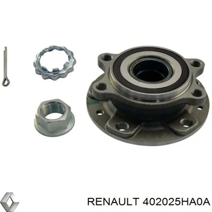 Маточина передня 402025HA0A Renault (RVI)