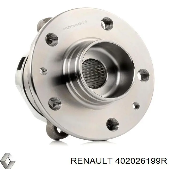 Cubo de rueda delantero 402026199R Renault (RVI)