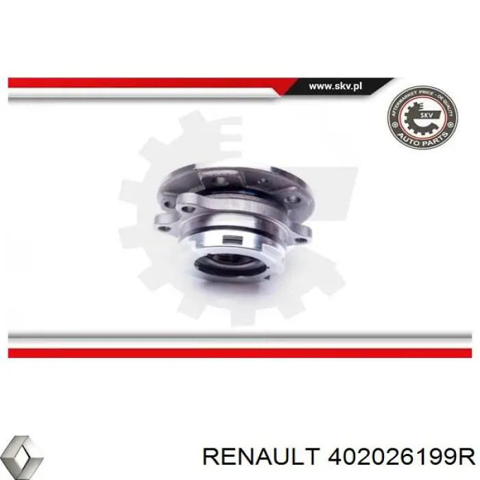 402026199R Renault (RVI) ступица передняя