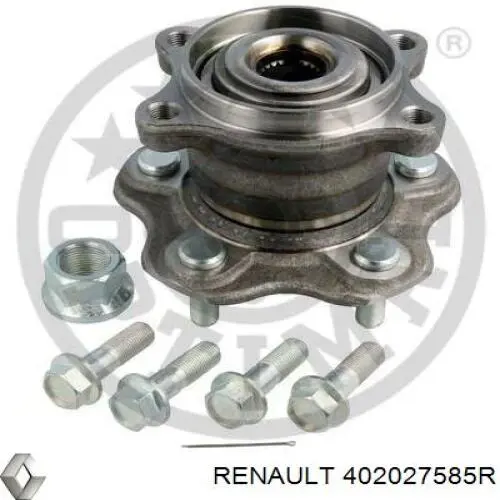 402027585R Renault (RVI) ступица задняя