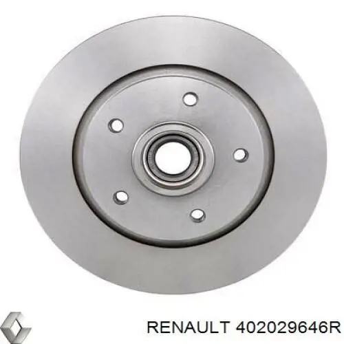 402029646R Renault (RVI) диск тормозной задний