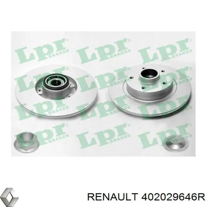 Купить 402029646R Renault (RVI) Диск тормозной задний