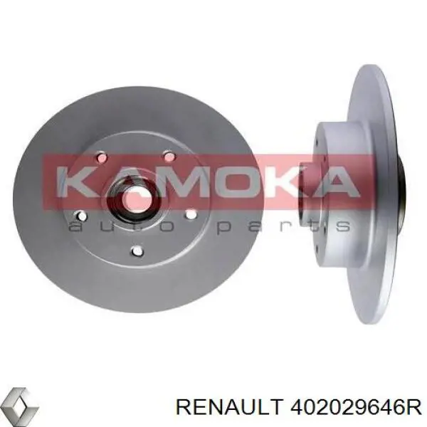 Задний тормозной диск Renault (RVI) 402029646R цена, от 90.47 USD