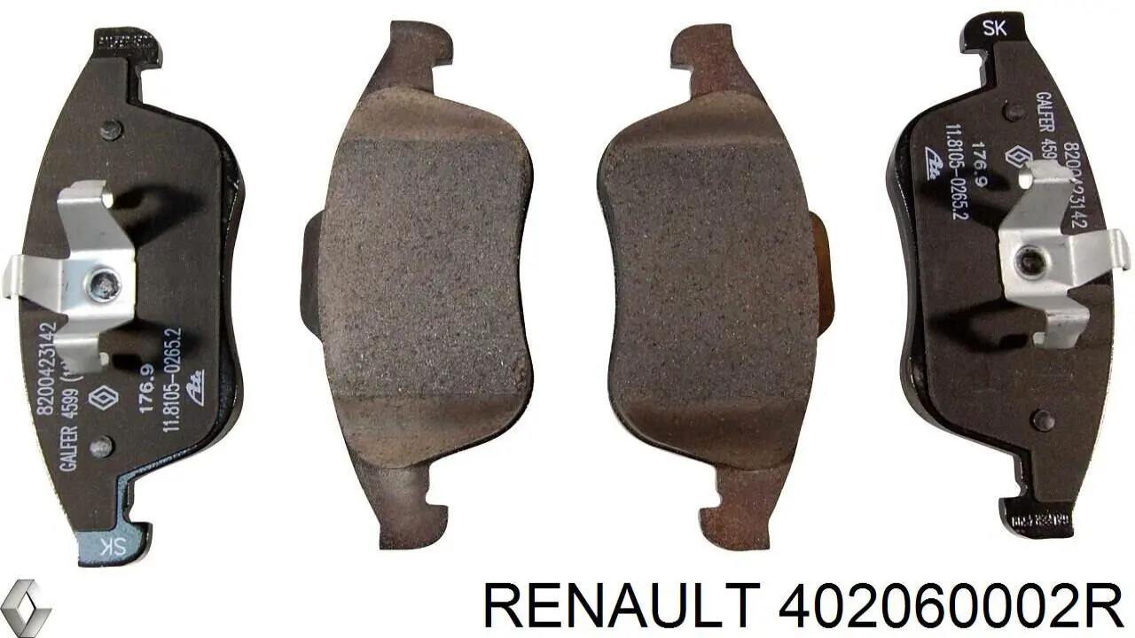 Передние тормозные диски 402060002R Renault (RVI)