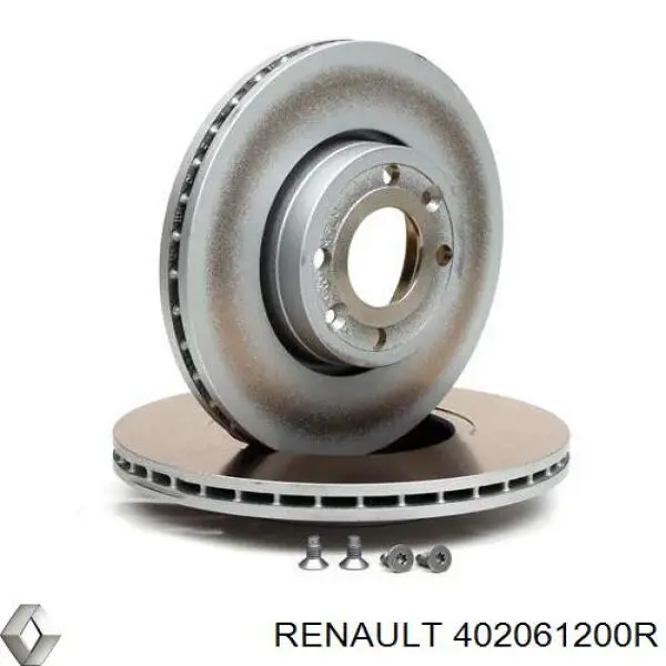 Передние тормозные диски 402061200R Renault (RVI)