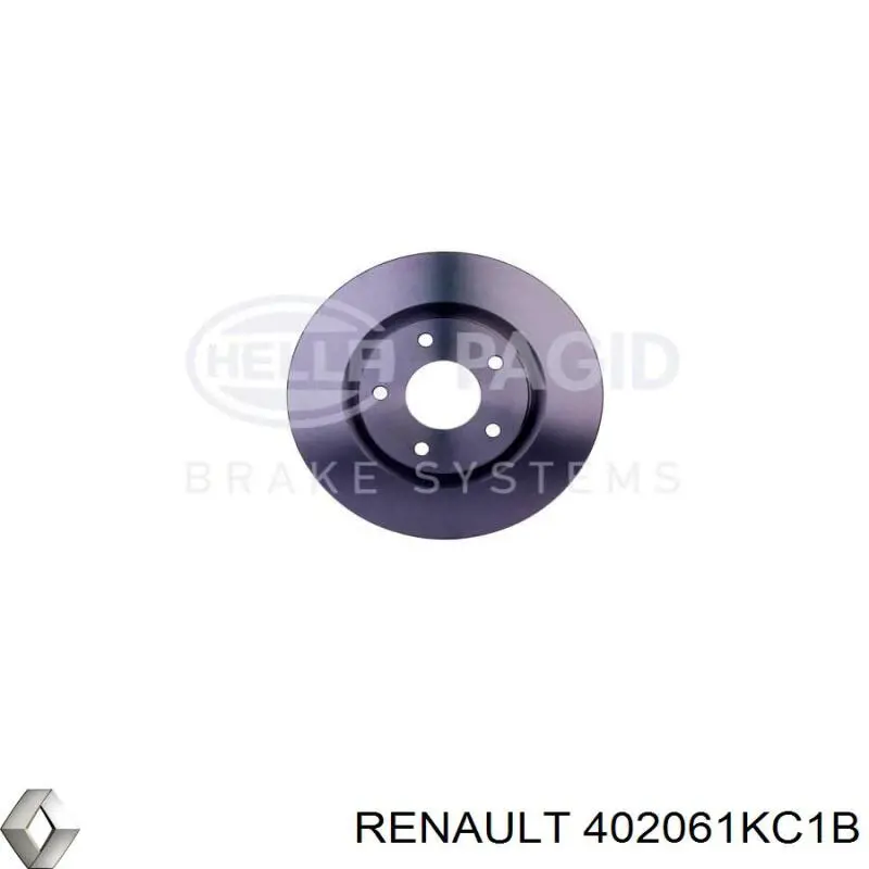 402061KC1B Renault (RVI) диск тормозной передний