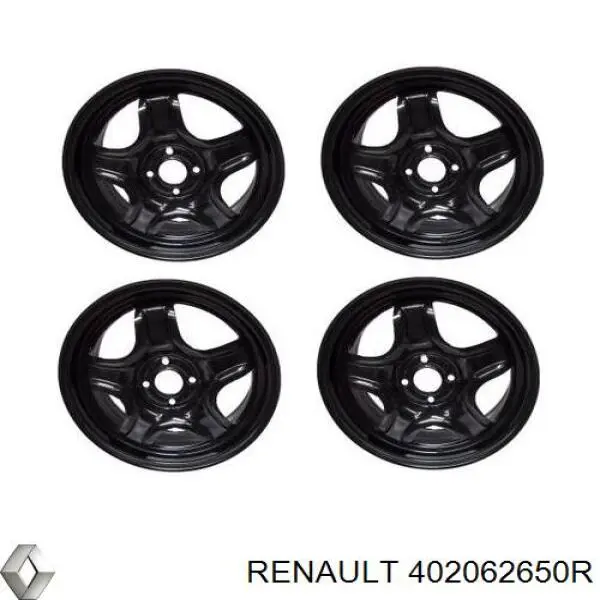 Передние тормозные диски 402062650R Renault (RVI)
