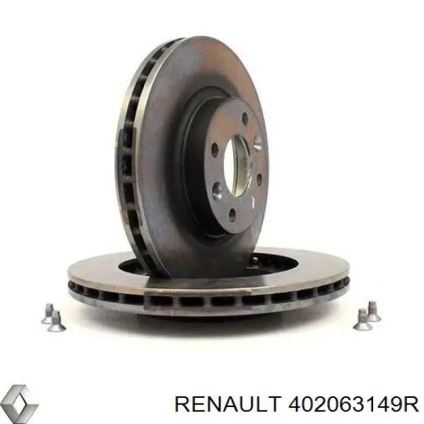 402063149R Renault (RVI) диск тормозной передний