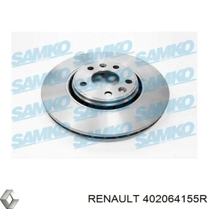 Передний тормозной диск Renault (RVI) 402064155R