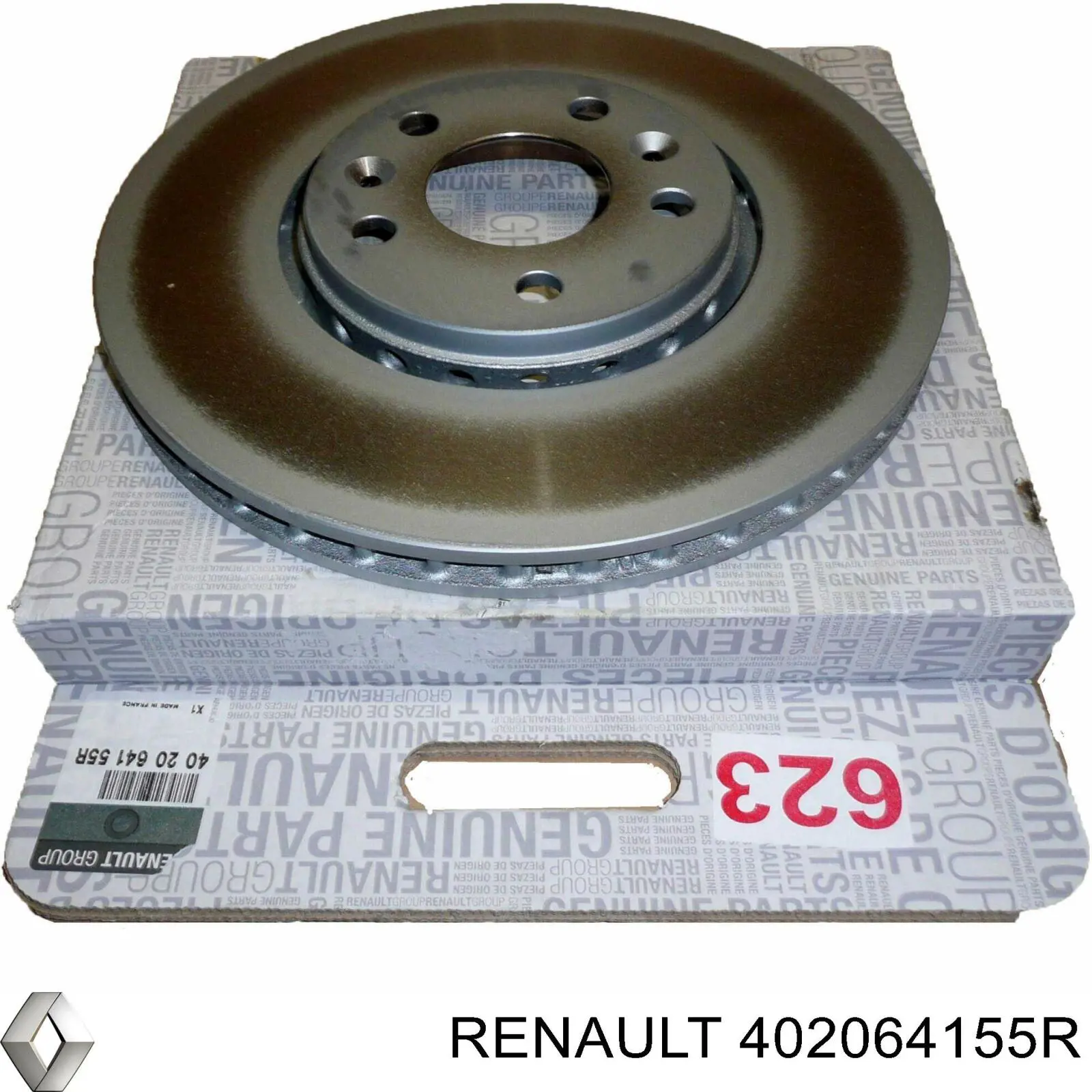 402064155R Renault (RVI) Диск тормозной передний