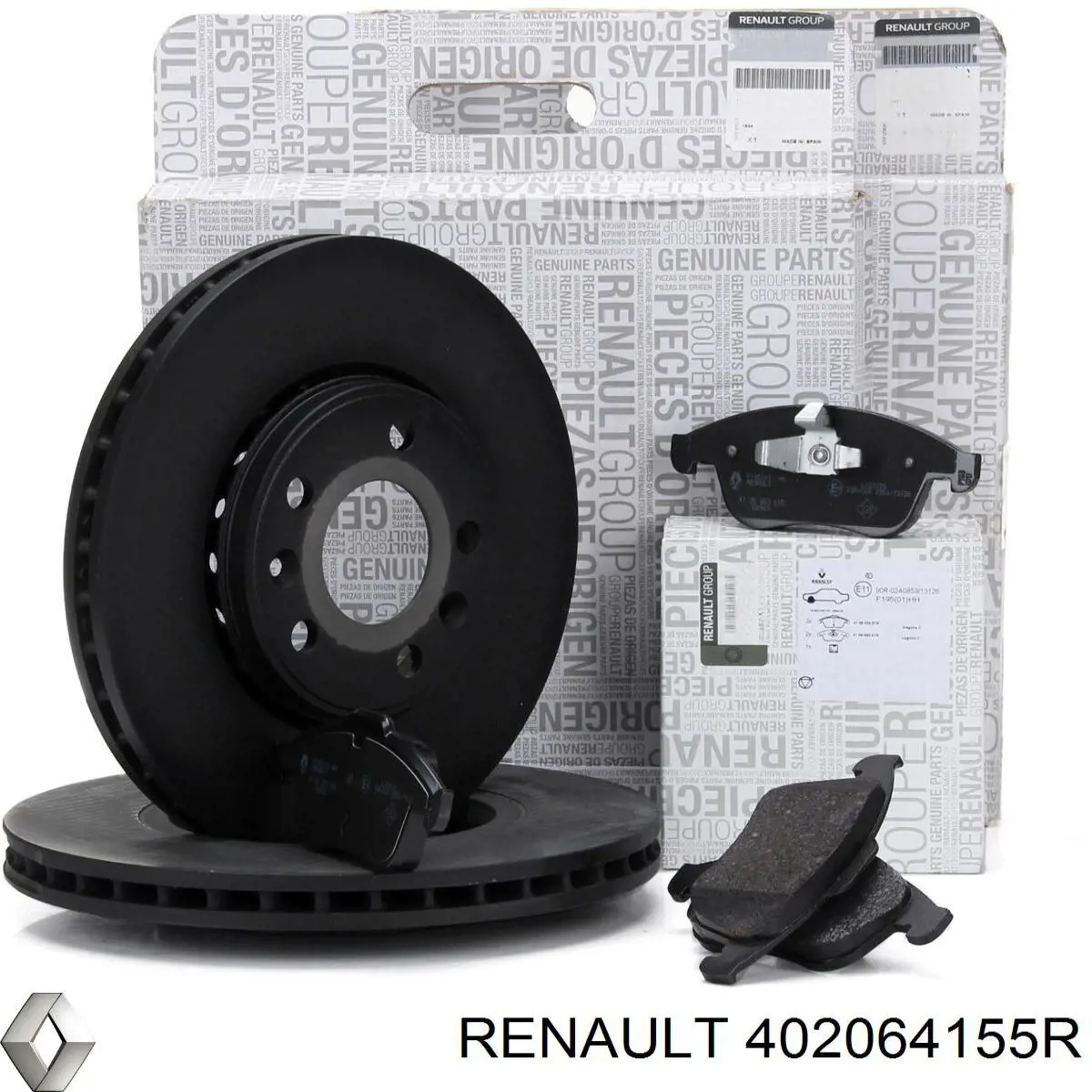 Тормоз дисковый передний Renault (RVI) 402064155R цена, от 97.73 USD