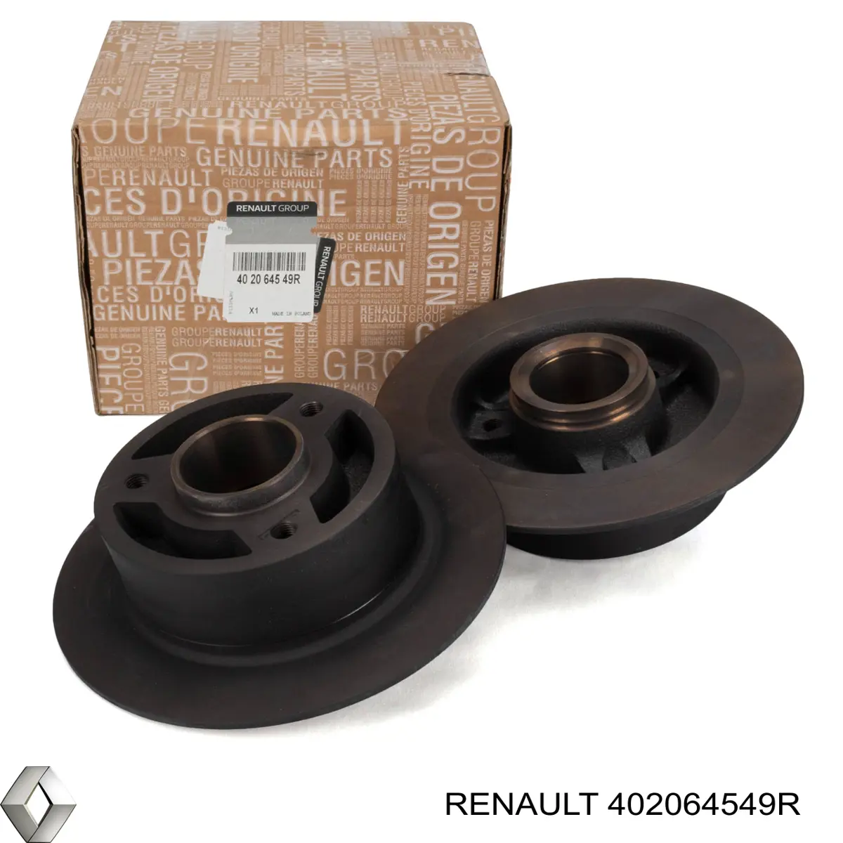 Тормоз дисковый передний Renault (RVI) 402064549R цена, от 39.16 USD