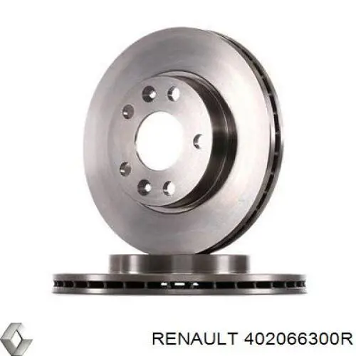 Тормоз дисковый передний Renault (RVI) 402066300R цена, от 109.44 USD