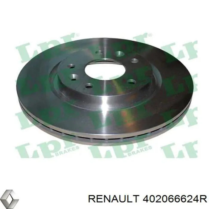 Тормоз дисковый передний Renault (RVI) 402066624R цена, от 75.68 USD