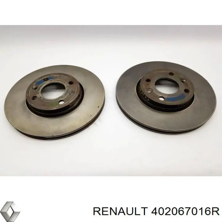 Передние тормозные диски 402067016R Renault (RVI)