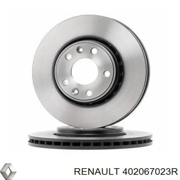 402067023R Renault (RVI) диск тормозной передний