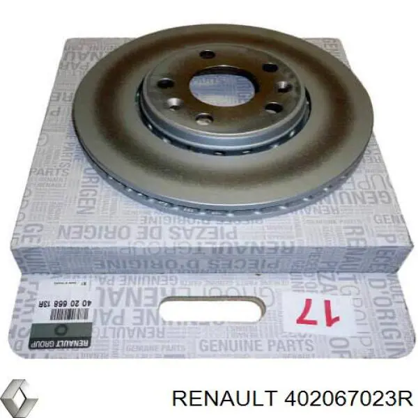 Купить 402067023R Renault (RVI) Ротор тормозной
