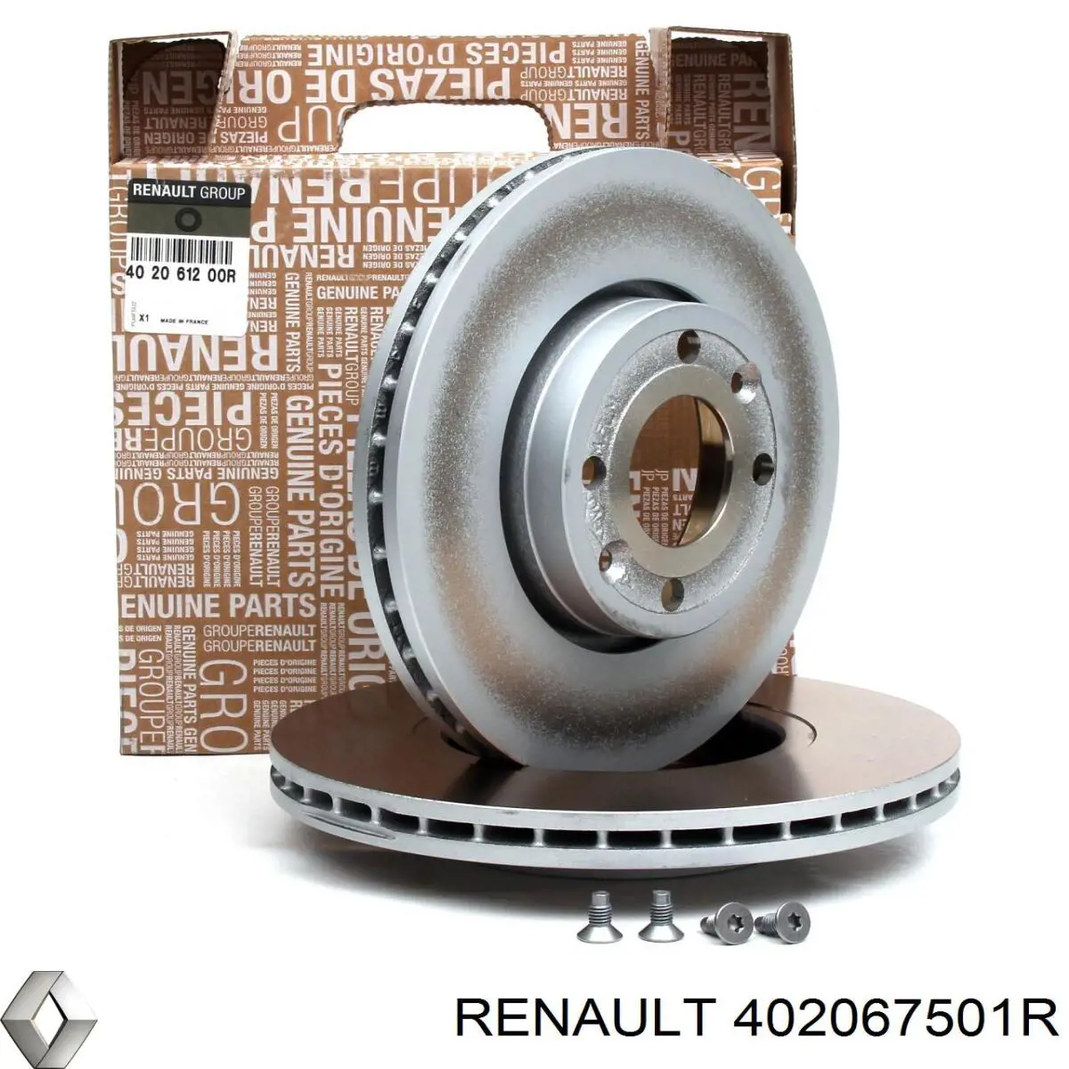 Тормоз дисковый передний Renault (RVI) 402067501R цена, от 38.91 USD