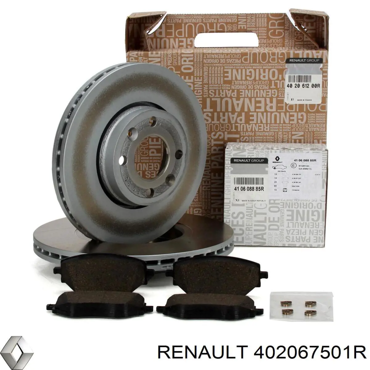 Передний тормозной диск Renault (RVI) 402067501R