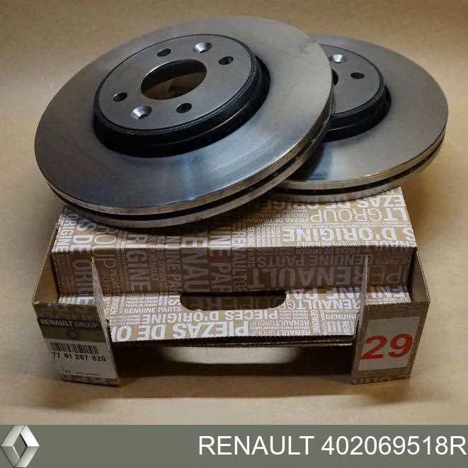 402069518R Renault (RVI) диск тормозной передний