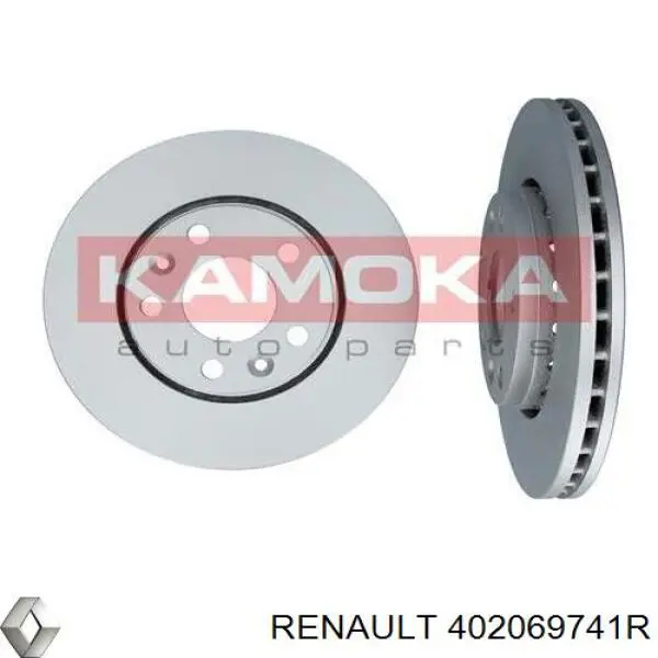 Тормоз дисковый передний Renault (RVI) 402069741R цена, от 133.96 USD
