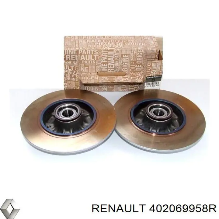 Тормоз дисковый передний Renault (RVI) 402069958R цена, от 152.65 USD