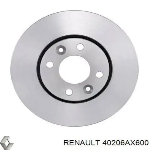 Тормоз дисковый передний Renault (RVI) 40206AX600 цена, от 33.94 USD