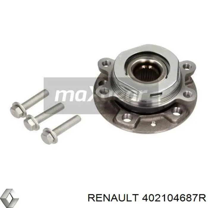 Ступица передняя 402104687R Renault (RVI)