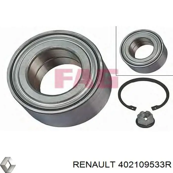 Подшипник задней ступицы 402109533R Renault (RVI)