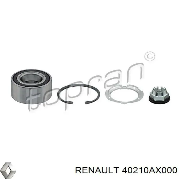 40210AX000 Renault (RVI) подшипник ступицы передней