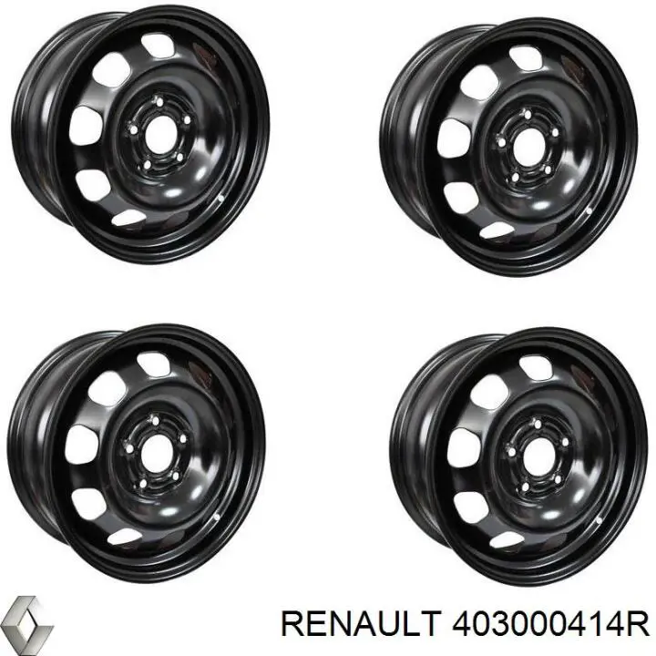 Диски колесные стальные (штампованные) Renault (RVI) 403000414R