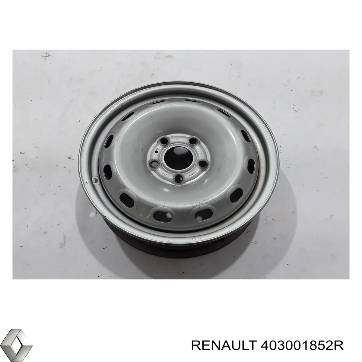 Диск колісний стальний (штампований) 403001852R Renault (RVI)