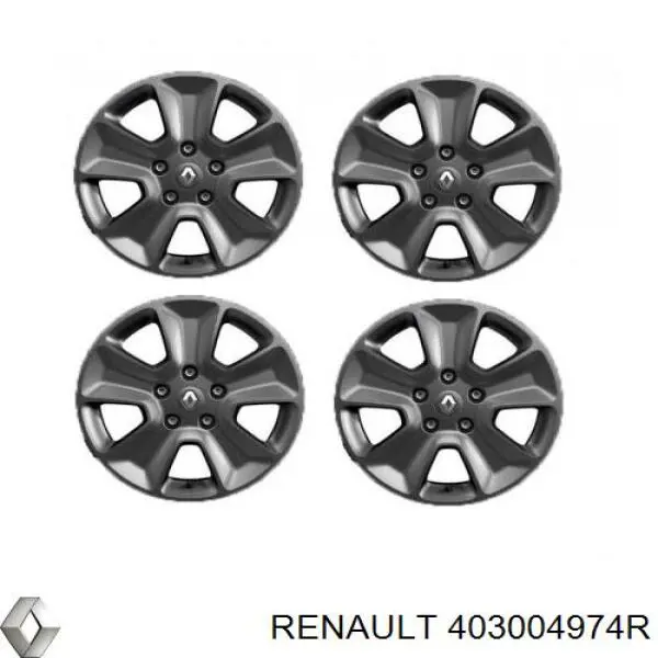 Диски литые Renault (RVI) (403004974R)