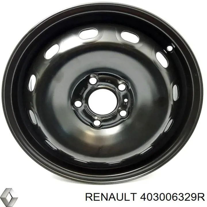 403006329R Renault (RVI) диски колесные стальные (штампованные)