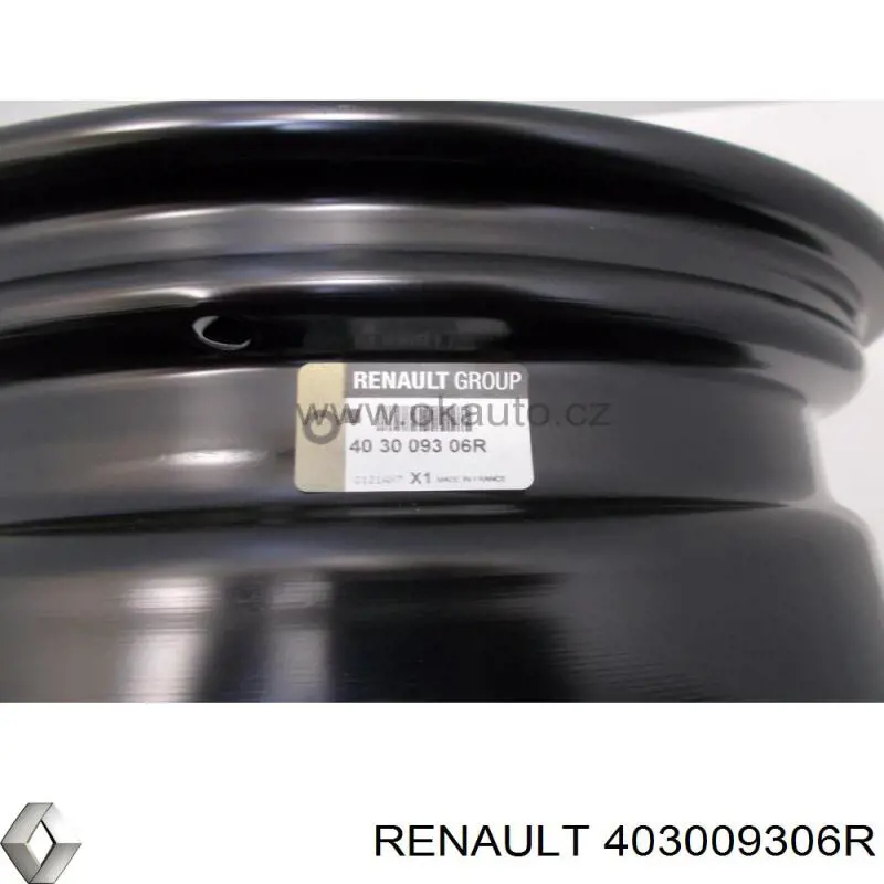 403009306R RENAULT Llantas de acero (Estampado) original y equivalente
