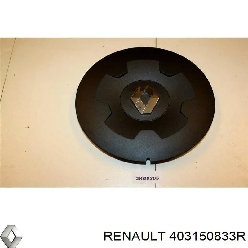 Колпак колесного диска на Renault Trafic II 