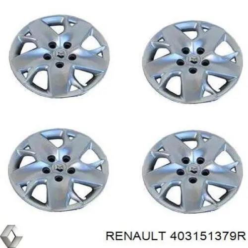 Колпак колесного диска на Renault Scenic GRAND III 
