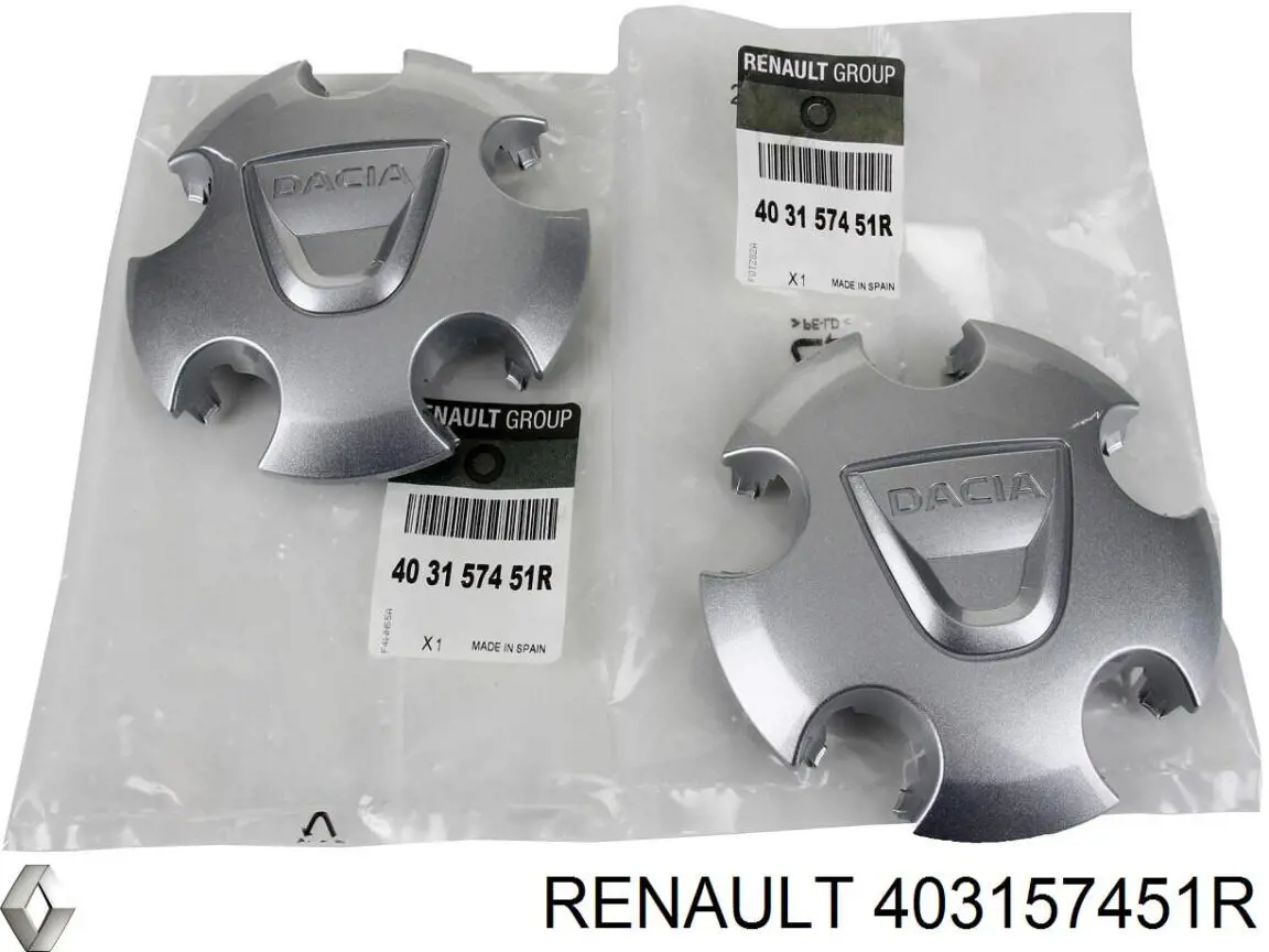 Колпак колесного диска Renault (RVI) 403157451R цена, от 5.10 USD