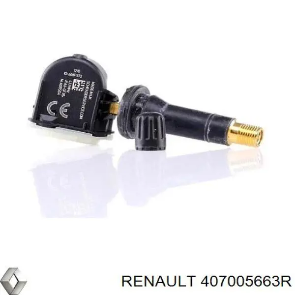 Купить 407005663R Renault (RVI) Датчик контроля давления в шинах