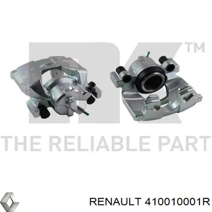 Суппорт тормозной передний правый Renault (RVI) 410010001R