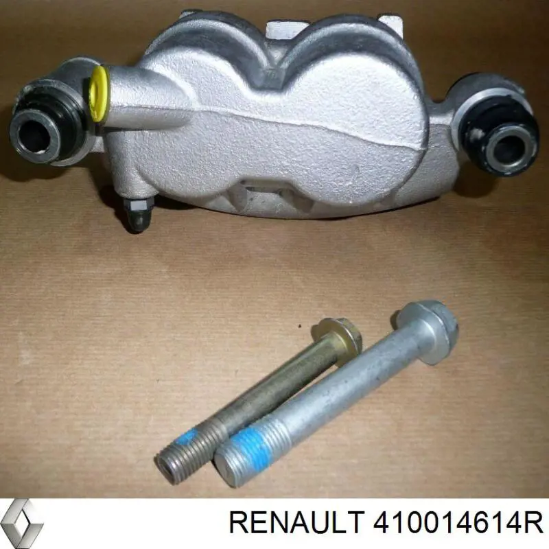 410014614R Renault (RVI) suporte do freio dianteiro direito