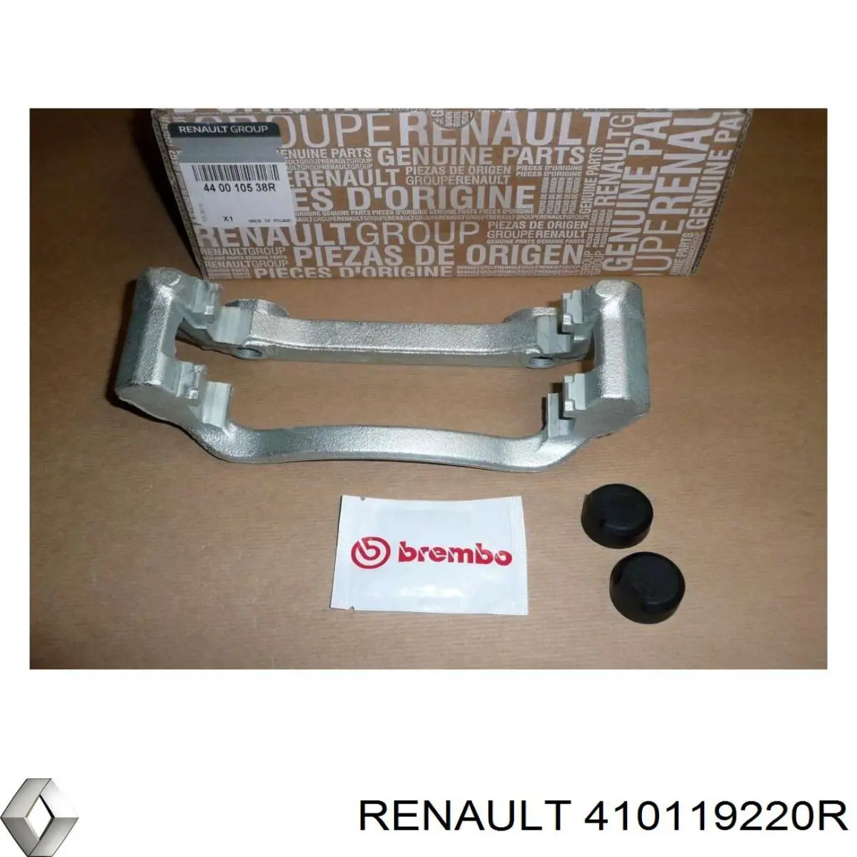 Купить 410119220R Renault (RVI) Суппорт тормозной передний левый