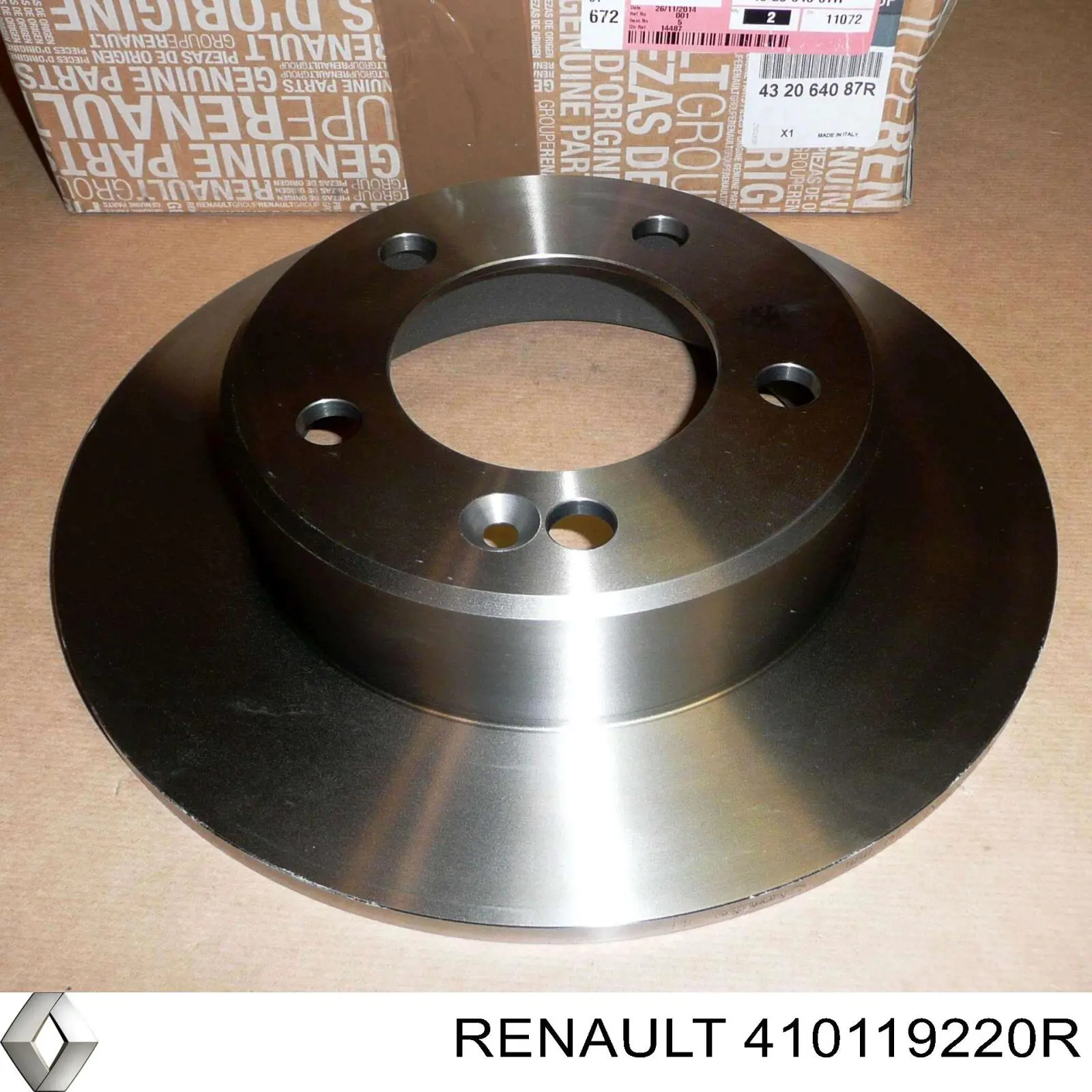 Купить 410119220R Renault (RVI) Суппорт тормозной передний левый