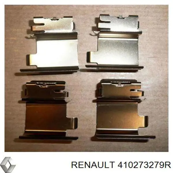 Комплект пружинок крепления дисковых колодок передних Renault (RVI) 410273279R