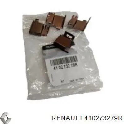 Комплект пружинок крепления дисковых колодок передних 410273279R Renault (RVI)