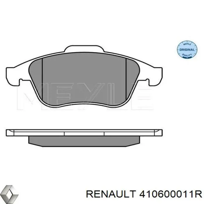 410600011R Renault (RVI) Колодки передние