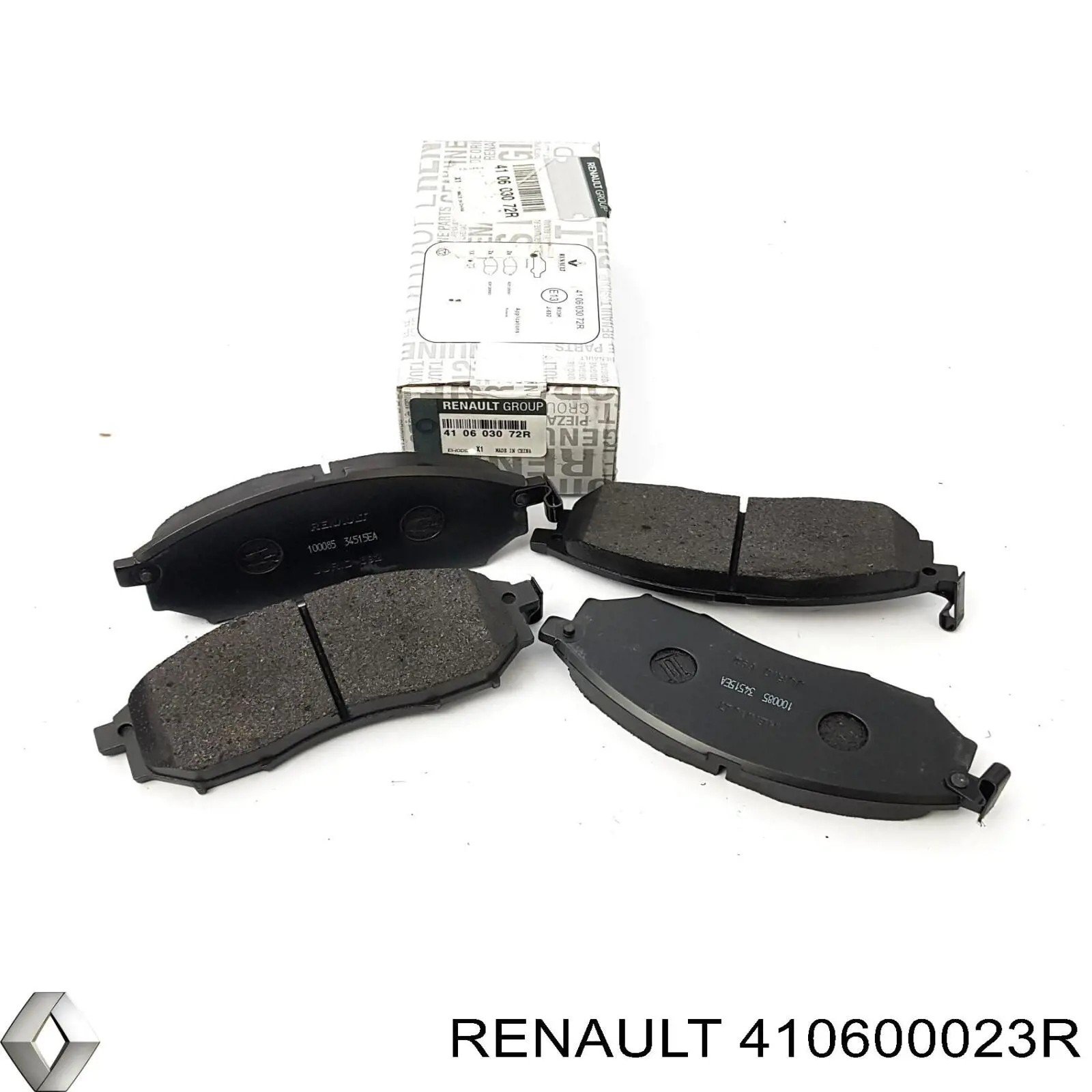 410600023R Renault (RVI) колодки тормозные передние дисковые