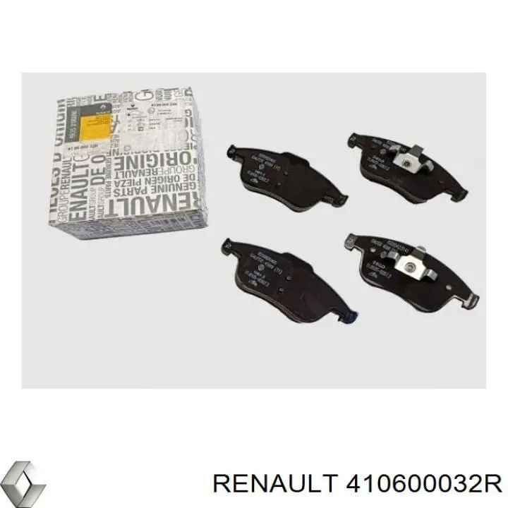 Pastillas de freno delanteras 410600032R Renault (RVI)