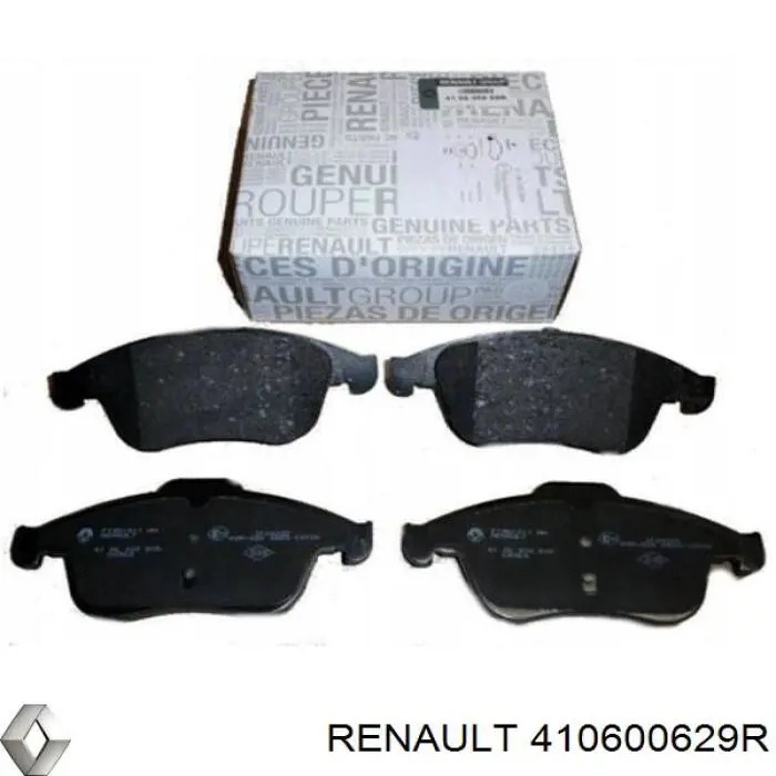 410600629R Renault (RVI) колодки тормозные передние дисковые
